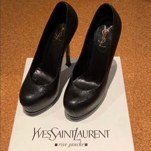 Yves Saint Laurent Vernigolf Tribtoo Nero heels